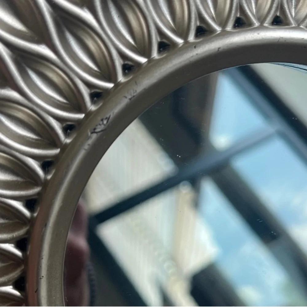 Decorative Silver Sunburst Wall Mirror Set of 4 — Home Wall Decor